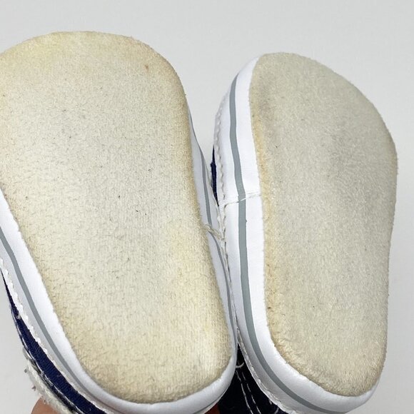 Baby 0-6 Month Slip On Soft and Comfortable Shoes. Blue. Size 0-6 Months - Picture 5 of 6